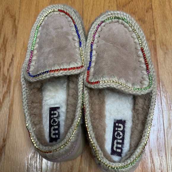 *NEW* Free People x MOU Whistler Slipper in camel, size 10 - Picture 5 of 7